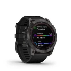 Garmin Fēnix 7 Sapphire - Carbon Grey DLC Titanium With Black Band -Sportswear Sales Store 03 1