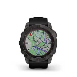 Garmin Fēnix 7 Sapphire - Carbon Grey DLC Titanium With Black Band -Sportswear Sales Store 04 1