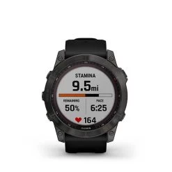 Garmin Fēnix 7 Sapphire - Carbon Grey DLC Titanium With Black Band -Sportswear Sales Store 06 1