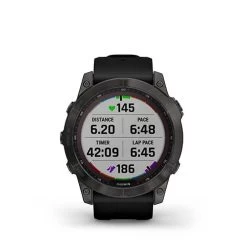Garmin Fēnix 7 Sapphire - Carbon Grey DLC Titanium With Black Band -Sportswear Sales Store 09 1