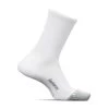 Feetures Unisex Elite Light Cushion Mini Crew - White