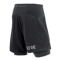 Gore Wear Men's R7 2 In1 Shorts - Black 8 Gore Wear Men's R7 2 In1 Shorts - Black -Sportswear Sales Store 1004639900 2 1