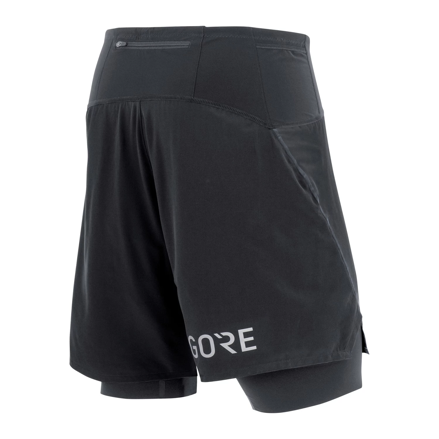 Gore Wear Men's R7 2 In1 Shorts - Black 3 Gore Wear Men's R7 2 In1 Shorts - Black - Image 3