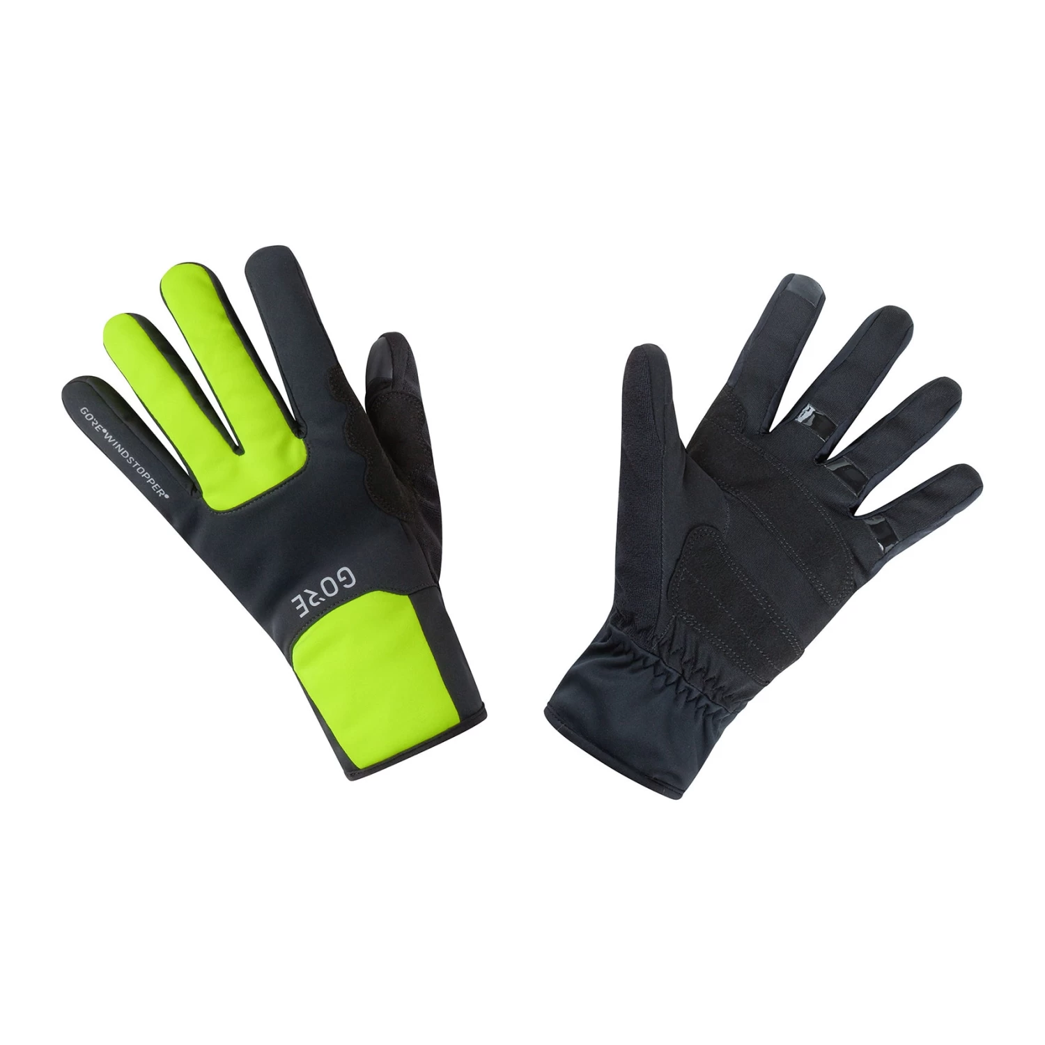 Gore Wear Men's GORE® Windstopper® Thermo Gloves - Black/Neon Yellow 1 Gore Wear Men's GORE® Windstopper® Thermo Gloves - Black/Neon Yellow