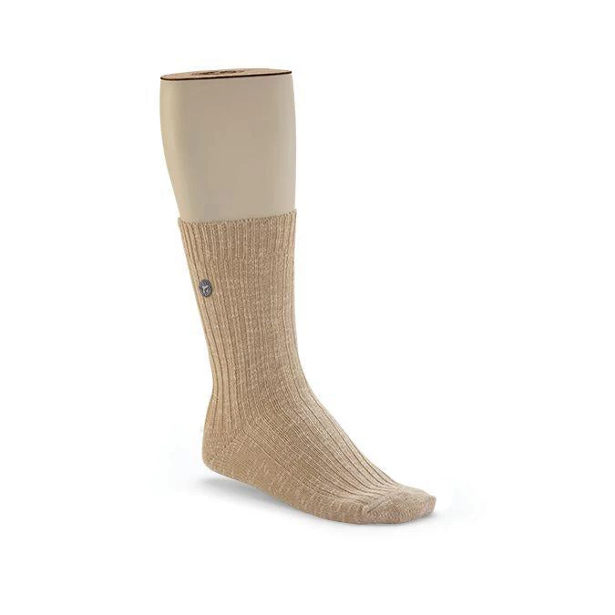 Birkenstock Women's Cotton Slub Socks - Beige 1 Birkenstock Women's Cotton Slub Socks - Beige