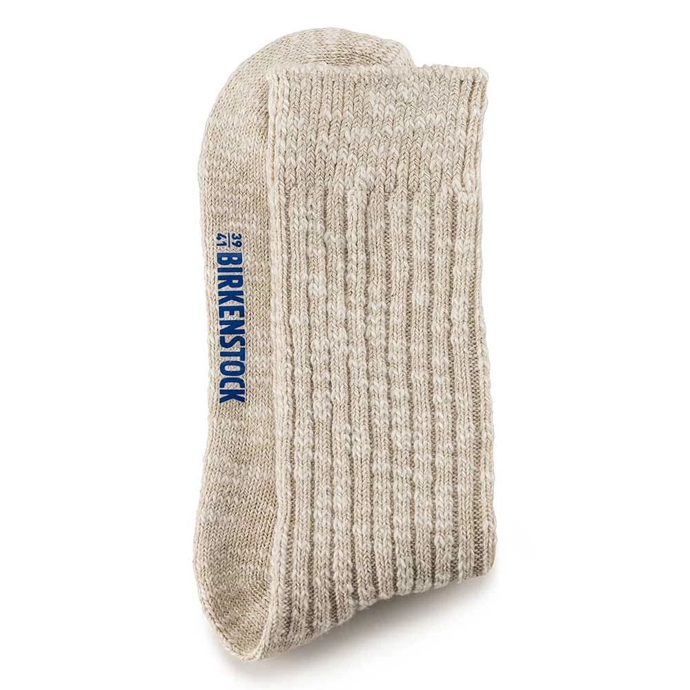 Birkenstock Women's Cotton Slub Socks - Vanilla 2 Birkenstock Women's Cotton Slub Socks - Vanilla - Image 2