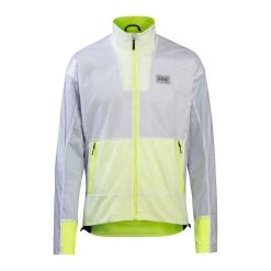 Gore Wear Men's Drive Jacket - White/Neon Yellow
