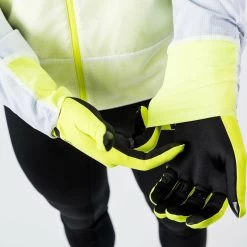 Gore Wear Men's Drive Jacket - White/Neon Yellow -Sportswear Sales Store 100843 0108 6