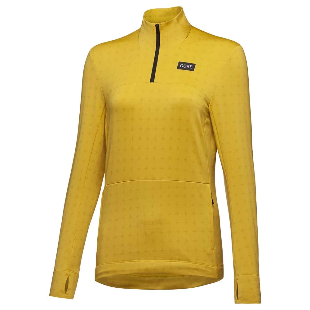 Gore Wear Women's Everyday Thermo 1/4 Zip - Uniform Sand 2 Gore Wear Women's Everyday Thermo 1/4 Zip - Uniform Sand - Image 2