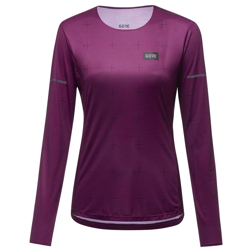 Gore Wear Women's Contest Long Sleeve Tee - Process Purple 1 Gore Wear Women's Contest Long Sleeve Tee - Process Purple
