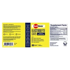 SaltStick Caps Bottle-100 Count -Sportswear Sales Store 1055 5701 0030U.S.100ctCaps OL ArtboardToDieline