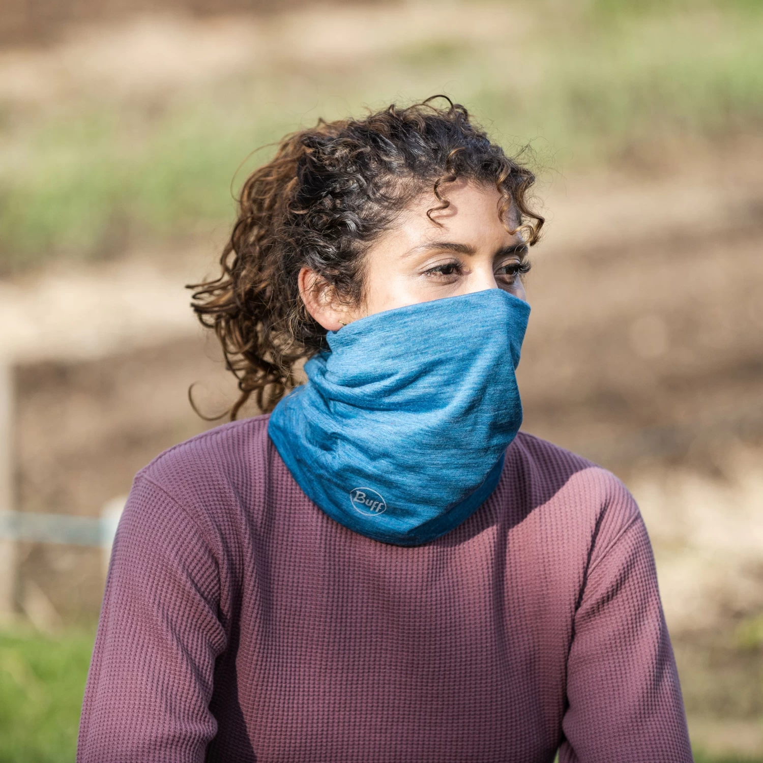 Buff Merino Lightweight -Dusty Blue 5 Buff Merino Lightweight -Dusty Blue - Image 5