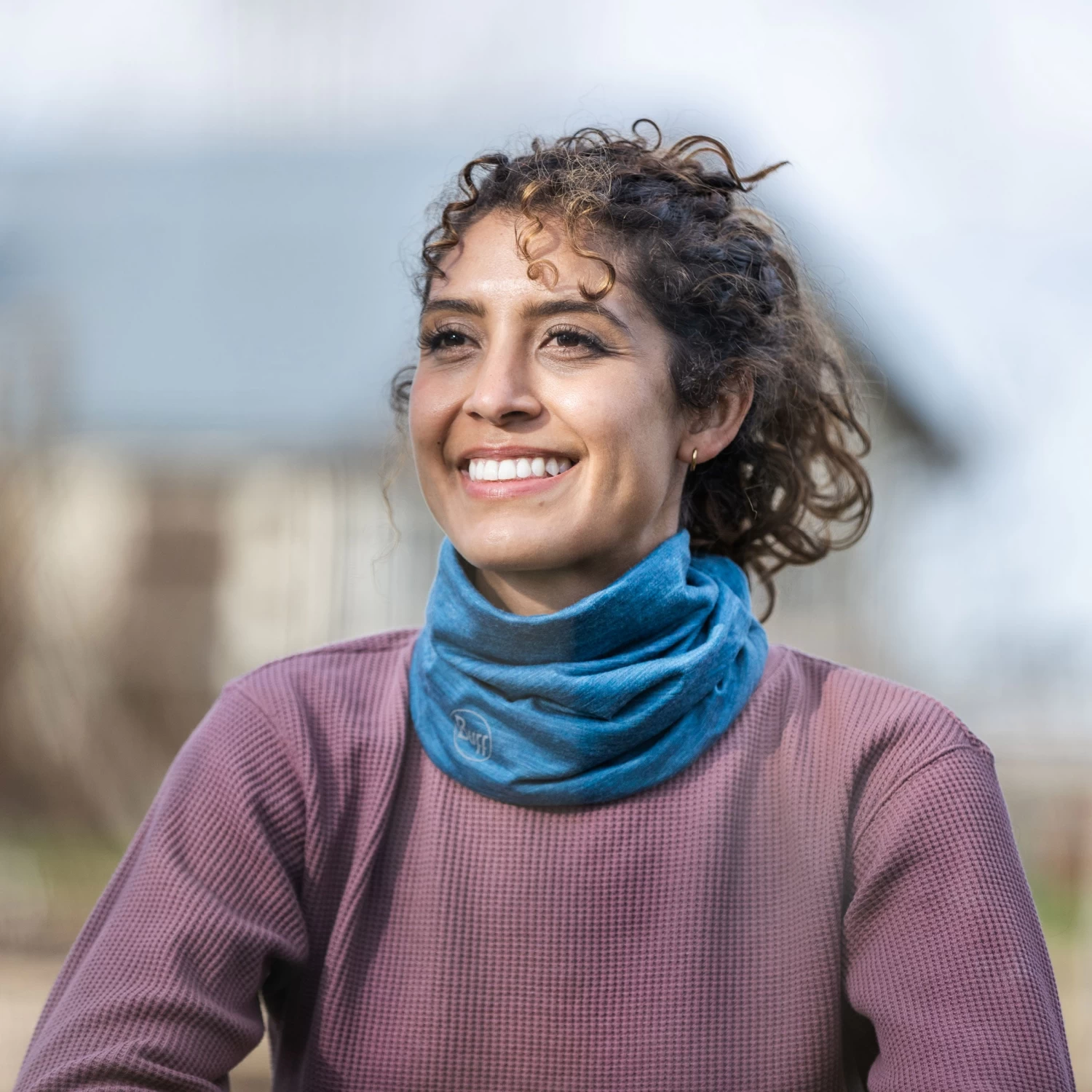 Buff Merino Lightweight -Dusty Blue 6 Buff Merino Lightweight -Dusty Blue - Image 6