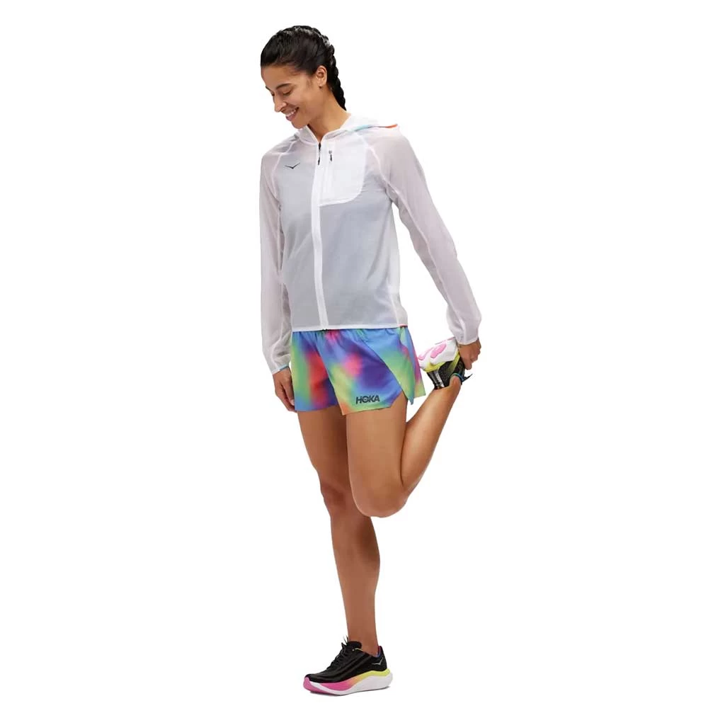 Hoka Women's Skyflow Jacket - White Multi 3 Hoka Women's Skyflow Jacket - White Multi - Image 3