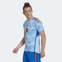 ADIDAS Men's Spain 2022 Away Jersey - Glow Blue/Glory Blue -Sportswear Sales Store 11c59315d04c44ceac16aea400c34951 9366