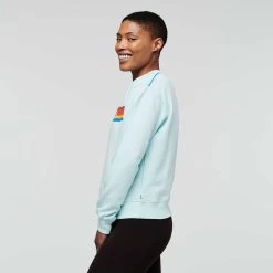 Cotopaxi Women's On The Horizon Organic Crew Sweatshirt - Ice -Sportswear Sales Store 1200x1200 png F22 W On The Horizon Organic Crew Sweatshirt Ice 1342
