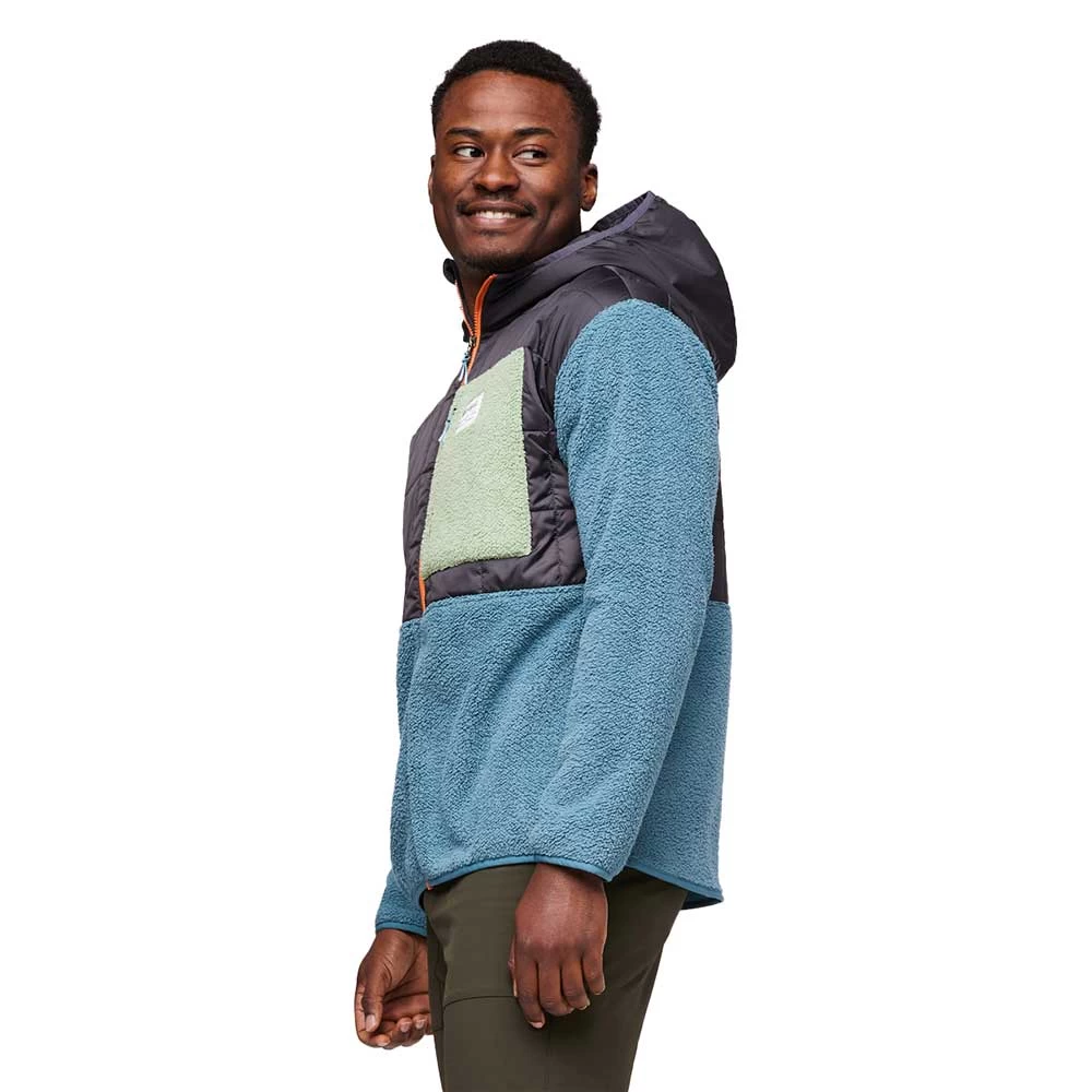 Cotopaxi Men's Trico Hybrid Hooded Jacket - Graphite/Blue Spruce 9 Cotopaxi Men's Trico Hybrid Hooded Jacket - Graphite/Blue Spruce - Image 9