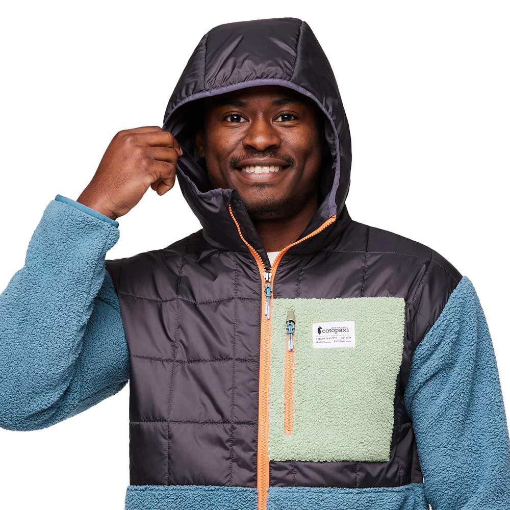 Cotopaxi Men's Trico Hybrid Hooded Jacket - Graphite/Blue Spruce 10 Cotopaxi Men's Trico Hybrid Hooded Jacket - Graphite/Blue Spruce - Image 10