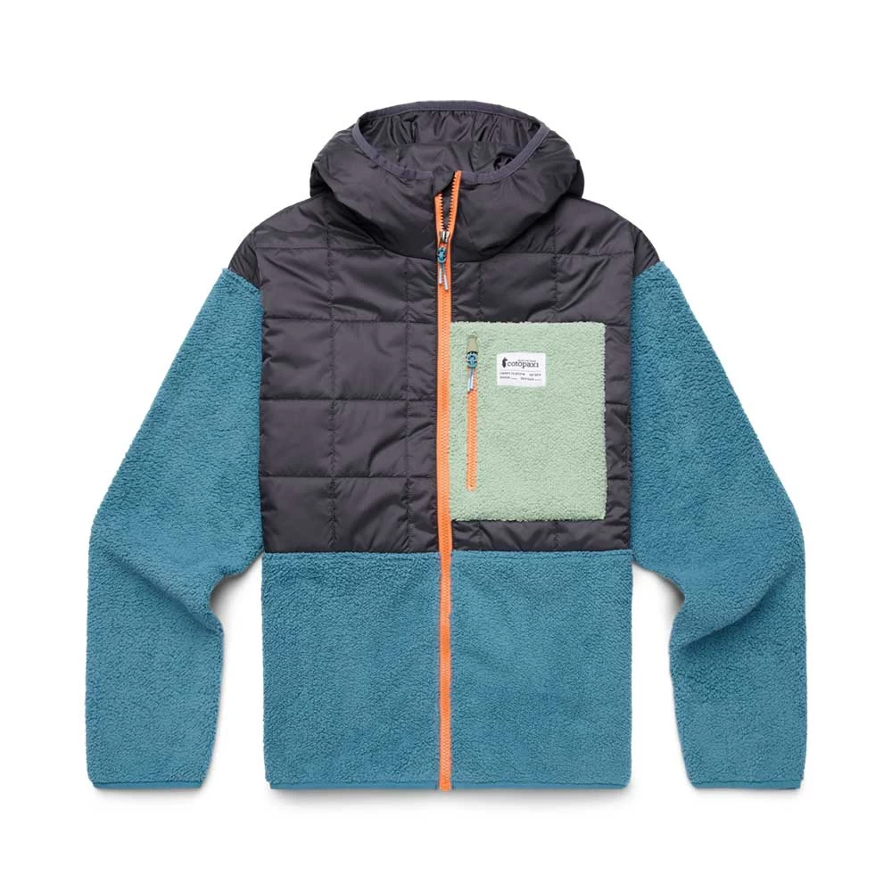 Cotopaxi Men's Trico Hybrid Hooded Jacket - Graphite/Blue Spruce 1 Cotopaxi Men's Trico Hybrid Hooded Jacket - Graphite/Blue Spruce