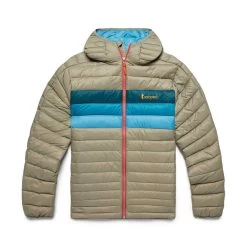 Cotopaxi Men's Fuego Down Hooded Jacket - Stone Stripe