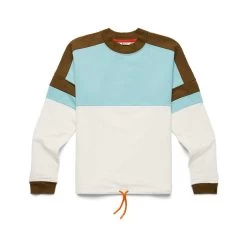 Cotopaxi Women's Bandera Sweatshirt - Sea Glass & Bone