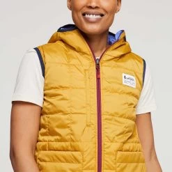 Cotopaxi Women's Teca Cálido Hooded Vest - Honeybee -Sportswear Sales Store 1200x1200 png S23 W Teca Calido Hooded Vest Honeybee 8