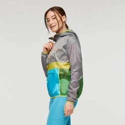 Cotopaxi Women's Teca Half Zip Windbreaker - Stone's Throw -Sportswear Sales Store 1200x1200 png S23 W Teca Half Zip Windbreaker Stone s Throw 3