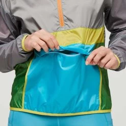 Cotopaxi Women's Teca Half Zip Windbreaker - Stone's Throw -Sportswear Sales Store 1200x1200 png S23 W Teca Half Zip Windbreaker Stone s Throw 6