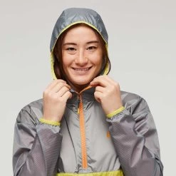 Cotopaxi Women's Teca Half Zip Windbreaker - Stone's Throw -Sportswear Sales Store 1200x1200 png S23 W Teca Half Zip Windbreaker Stone s Throw 8