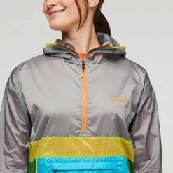 Cotopaxi Women's Teca Half Zip Windbreaker - Stone's Throw -Sportswear Sales Store 1200x1200 png S23 W Teca Half Zip Windbreaker Stone s Throw 9