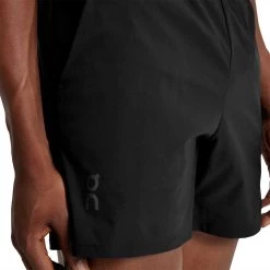 On Running Men's Essential Running Short - Black -Sportswear Sales Store 1MD10120553 essential shorts ss23 black m g4
