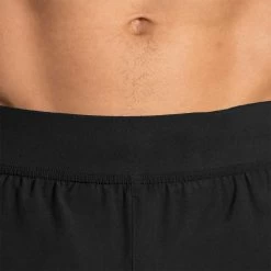 BROOKS Men's Sherpa Split Short 3in - Black -Sportswear Sales Store 211329 001 D1 Sherpa 3in Split Short