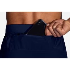 BROOKS Men's Sherpa 5" Short - Navy 15 BROOKS Men's Sherpa 5" Short - Navy -Sportswear Sales Store 211332 451 D2 Sherpa 5in Short