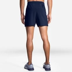BROOKS Men's Sherpa 5" Short - Navy 12 BROOKS Men's Sherpa 5" Short - Navy -Sportswear Sales Store 211332 451 MB Sherpa 5in Short