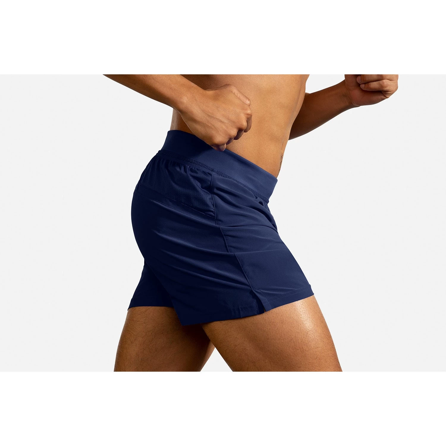 BROOKS Men's Sherpa 5" Short - Navy 5 BROOKS Men's Sherpa 5" Short - Navy - Image 5