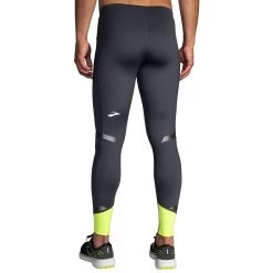 BROOKS Men's Run Visible Tight - Asphalt/Nightlife -Sportswear Sales Store 211412 044 MB Run Visible Tight 1