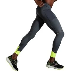 BROOKS Men's Run Visible Tight - Asphalt/Nightlife -Sportswear Sales Store 211412 044 MV Run Visible Tight 1