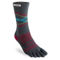 Injinji Men's Trail Midweight Crew Sock- Peak