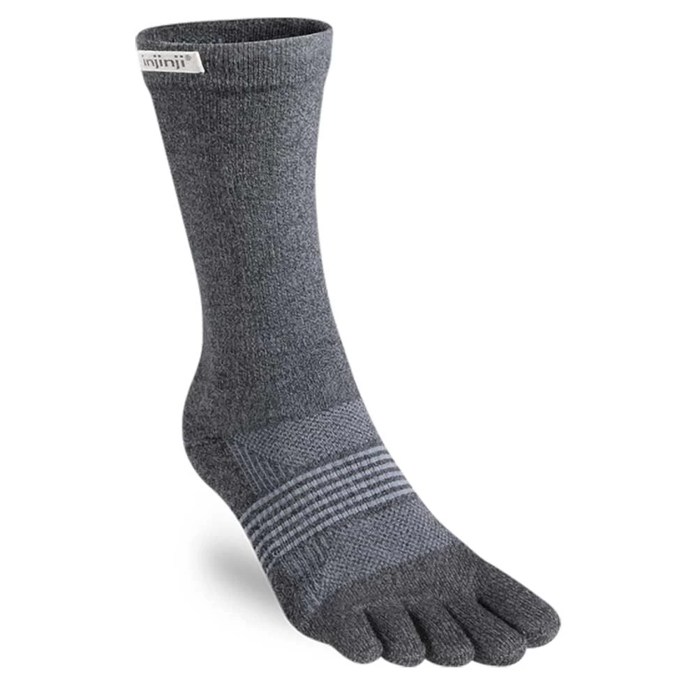 Injinji UnisexTrail Midweight Crew - Granite 2 Injinji UnisexTrail Midweight Crew - Granite - Image 2