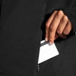 BROOKS Women's Fusion Hybrid Jacket - Black -Sportswear Sales Store 221499 001 D2 Fusion Hybrid Jacket