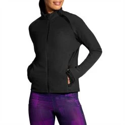 BROOKS Women's Fusion Hybrid Jacket - Black -Sportswear Sales Store 221499 001 MA Fusion Hybrid Jacket