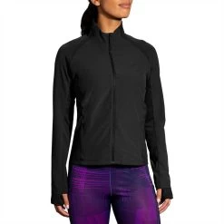 BROOKS Women's Fusion Hybrid Jacket - Black -Sportswear Sales Store 221499 001 MF Fusion Hybrid Jacket