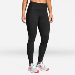 BROOKS Women's Momentum Thermal Tight - Black -Sportswear Sales Store 221501 001 MF Momentum Thermal Tight