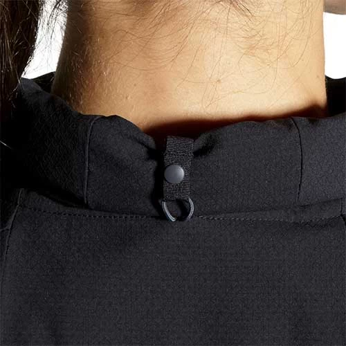BROOKS Women's Canopy Jacket 2022 - Black 7 BROOKS Women's Canopy Jacket 2022 - Black - Image 7