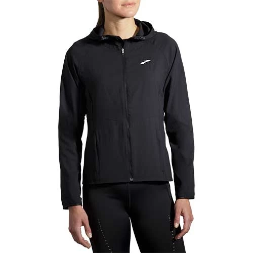 BROOKS Women's Canopy Jacket 2022 - Black 4 BROOKS Women's Canopy Jacket 2022 - Black - Image 4