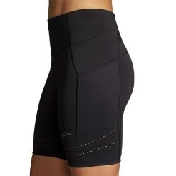 BROOKS Women's Method 8" Short Tight - Black 8 BROOKS Women's Method 8" Short Tight - Black -Sportswear Sales Store 221525 001 D4 Method 8in Short Tight