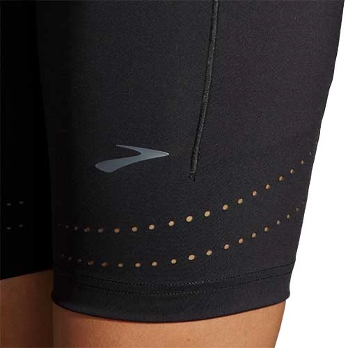 BROOKS Women's Method 8" Short Tight - Black 4 BROOKS Women's Method 8" Short Tight - Black - Image 4