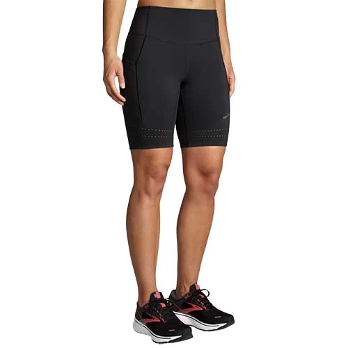 BROOKS Women's Method 8" Short Tight - Black 6 BROOKS Women's Method 8" Short Tight - Black - Image 6