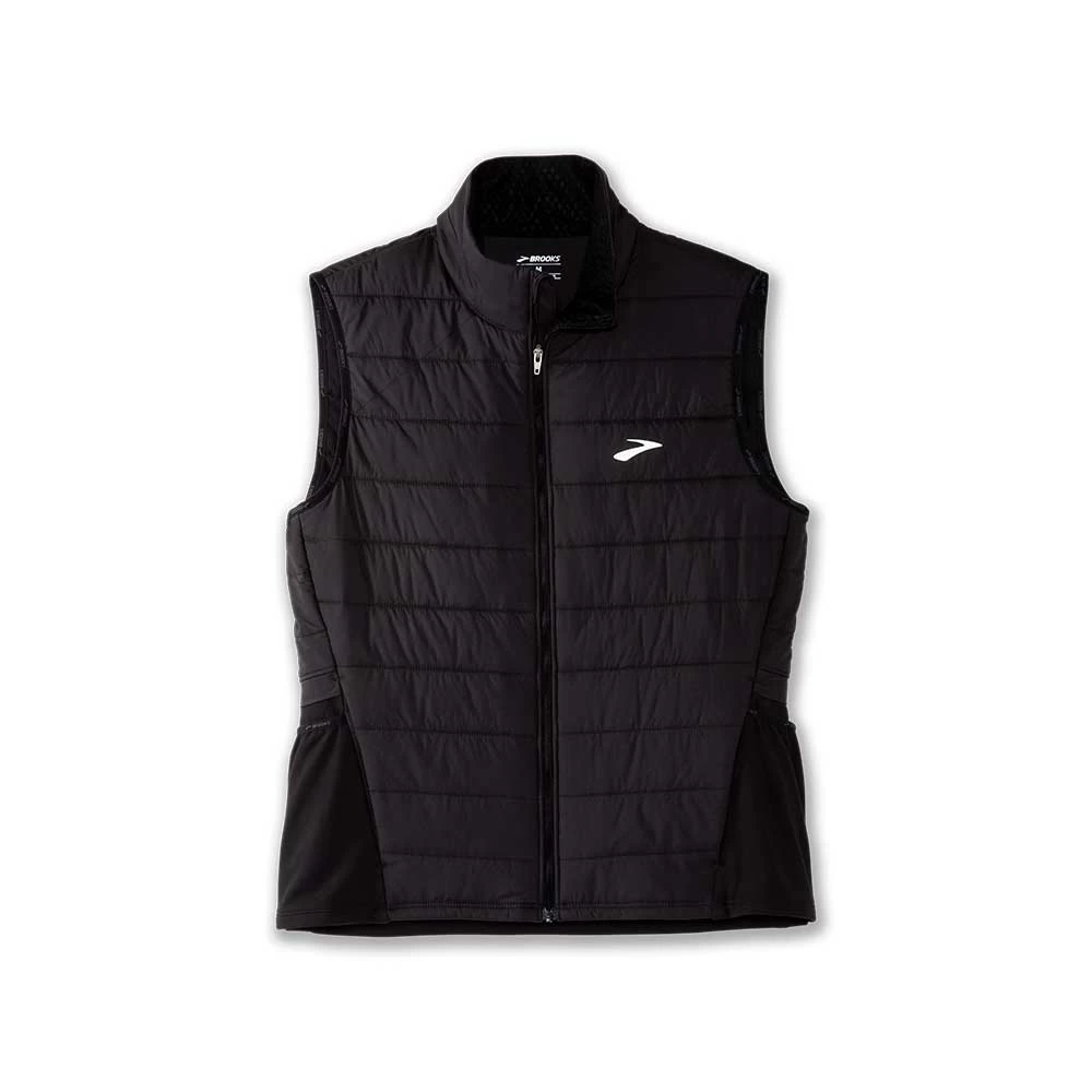 BROOKS Women's Shield Hybrid Vest 2.0 - Black 1 BROOKS Women's Shield Hybrid Vest 2.0 - Black