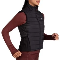 BROOKS Women's Shield Hybrid Vest 2.0 - Black 8 BROOKS Women's Shield Hybrid Vest 2.0 - Black -Sportswear Sales Store 221556 001 MV Shield Hybrid Vest 2